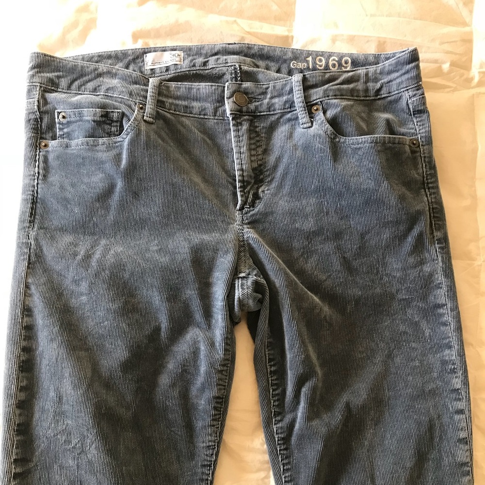 GAP 1969 Always skinny courderoys blue